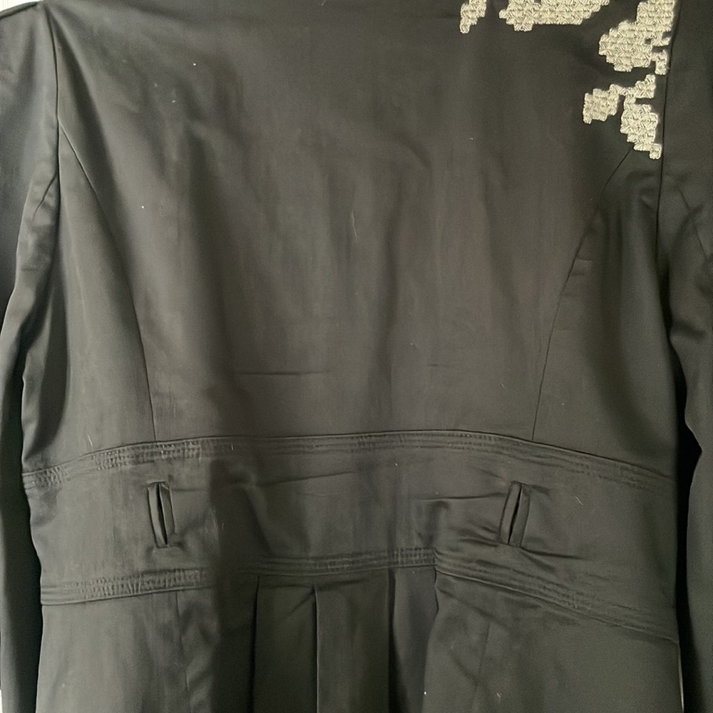 Elevenses from Anthropologie Suit Jacket 3/4 Sleeve Cropped Sleeve - Picture 5 of 5